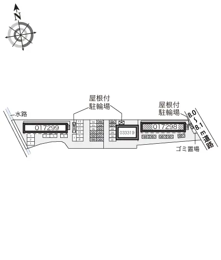 ★手数料０円★小田原市矢作　月極駐車場（LP）